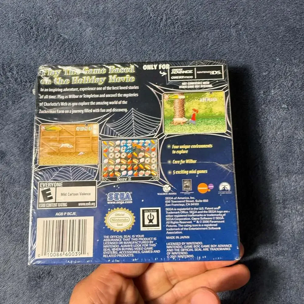 Charlotte's Web Game Boy Advance Video Game